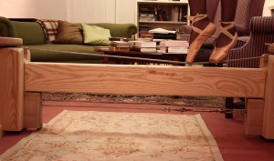 en pointe