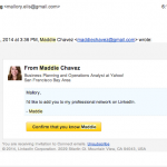 A Series Of Emails About LinkedIn From A Monster