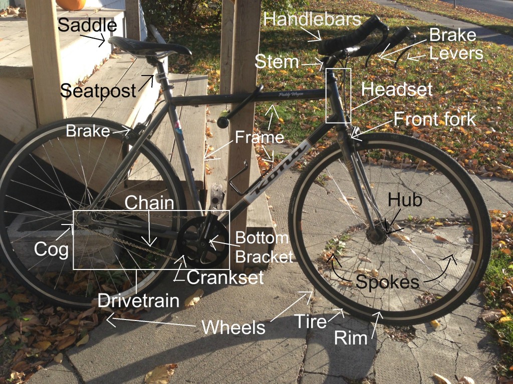 Labelled bike