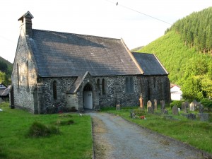 Corris churchyard