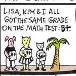 The Queen of Low Self-Esteem on Math: A Cartoon