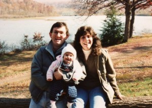 The author and her parents