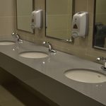 A Conversation Between The Two People I Assume Design All Restaurant Bathrooms