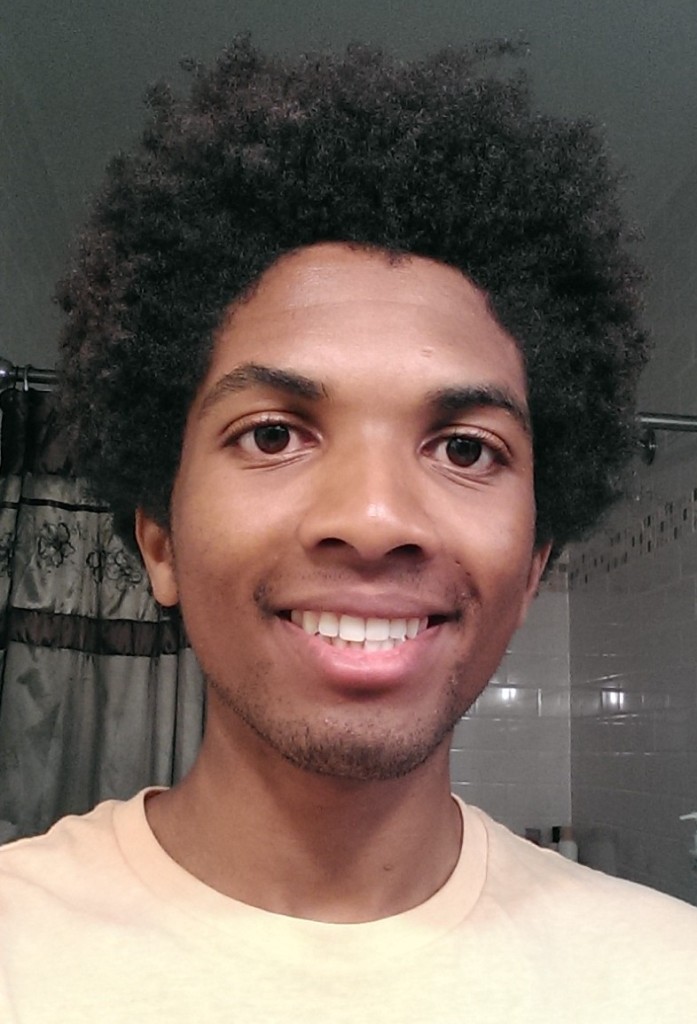 The author, before his haircut
