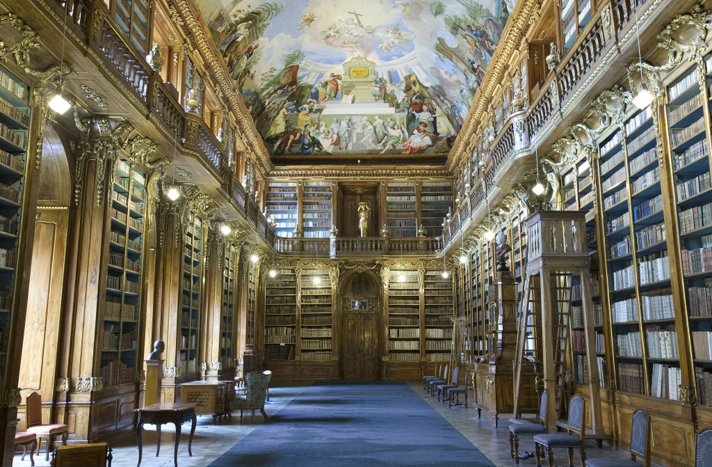 Strahov Library - Original Baroque Cabinets, Prague